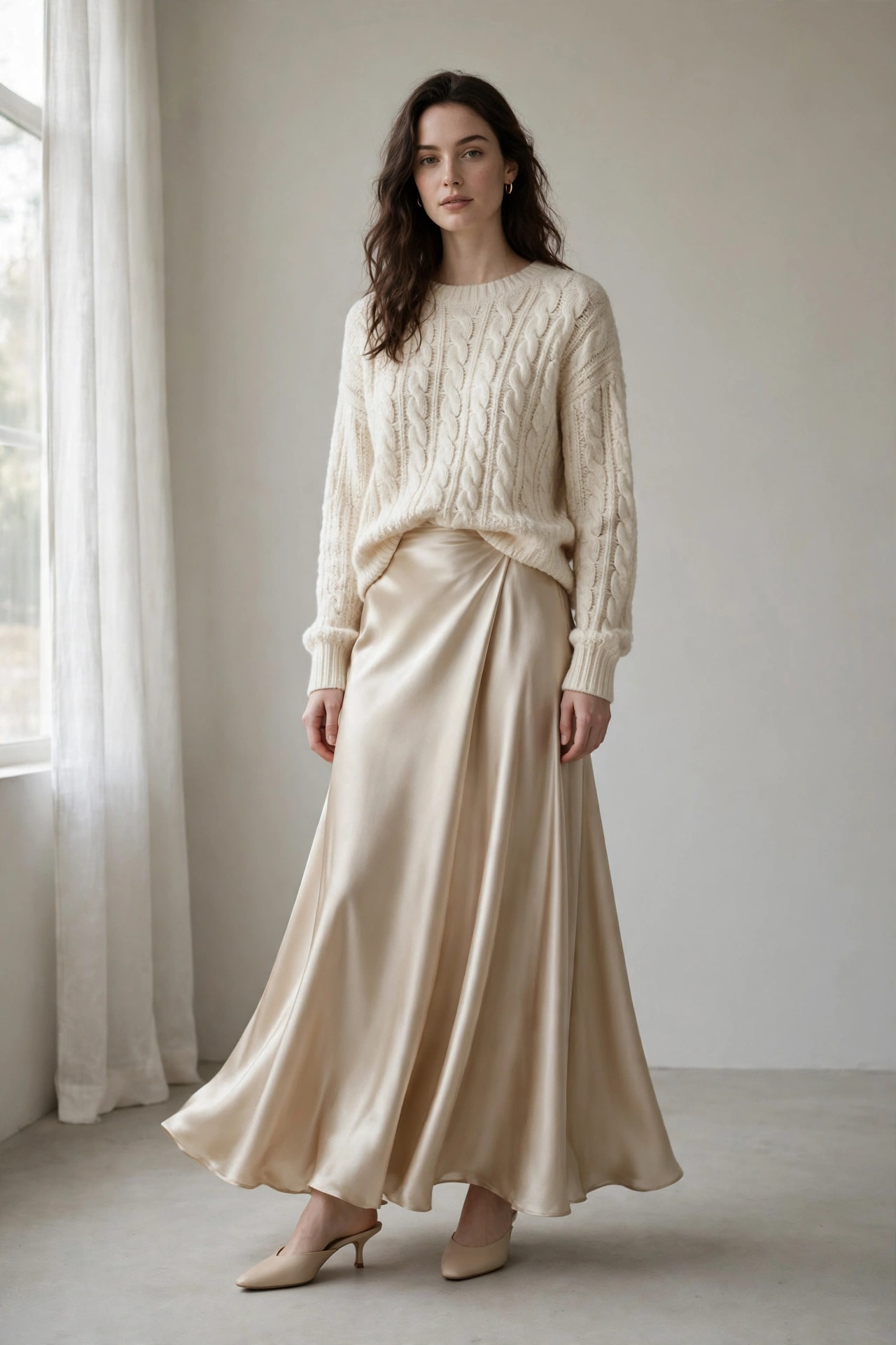 Satin Maxi Skirt Outfits: 12 Elegant Looks