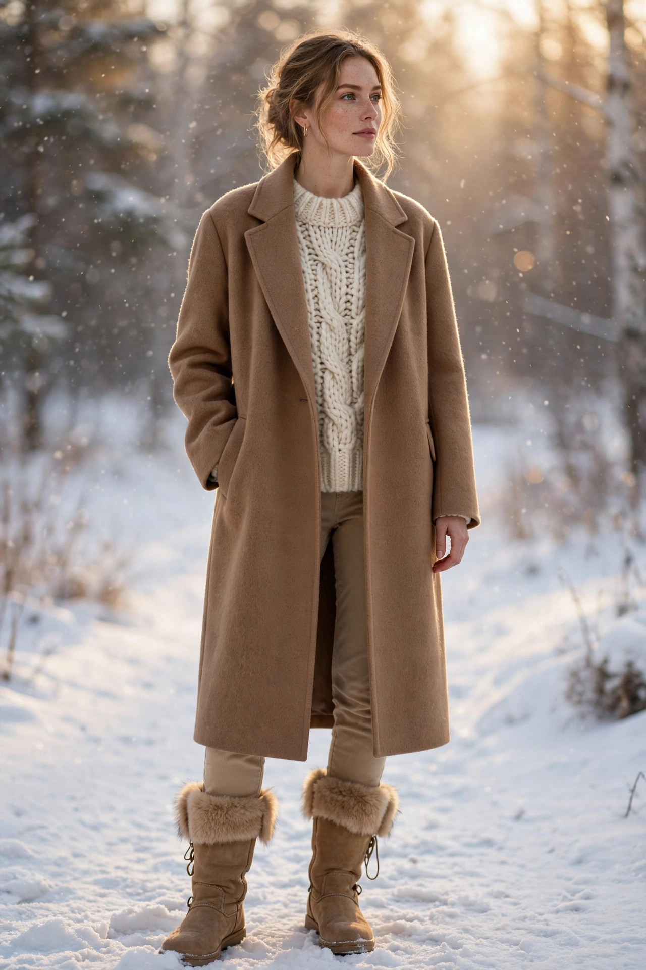 Fur Boots Outfit Ideas: 10 Cozy Winter Looks