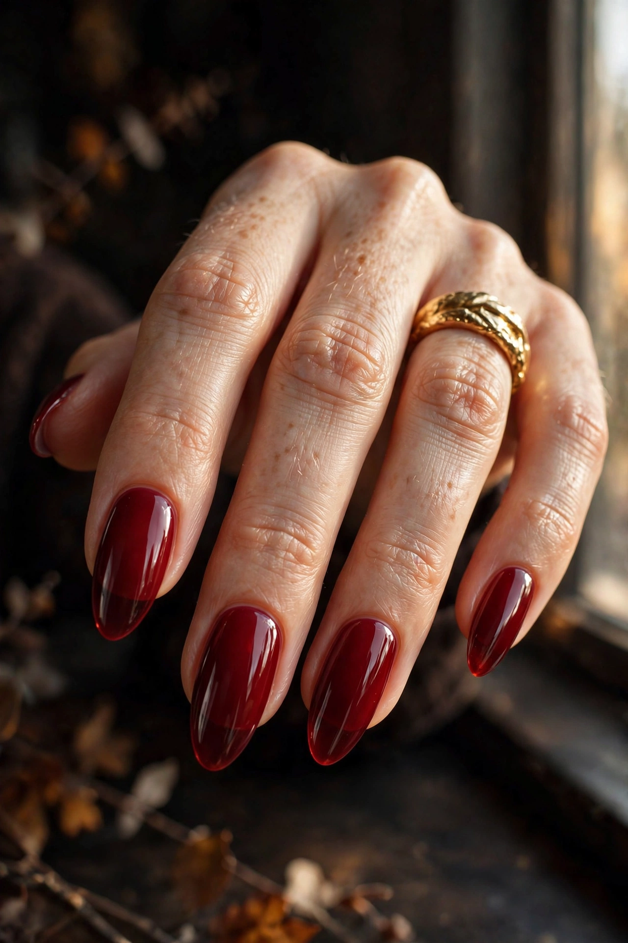 Oxblood Nails: 9 Vampy Jelly Manis for Fall 2026